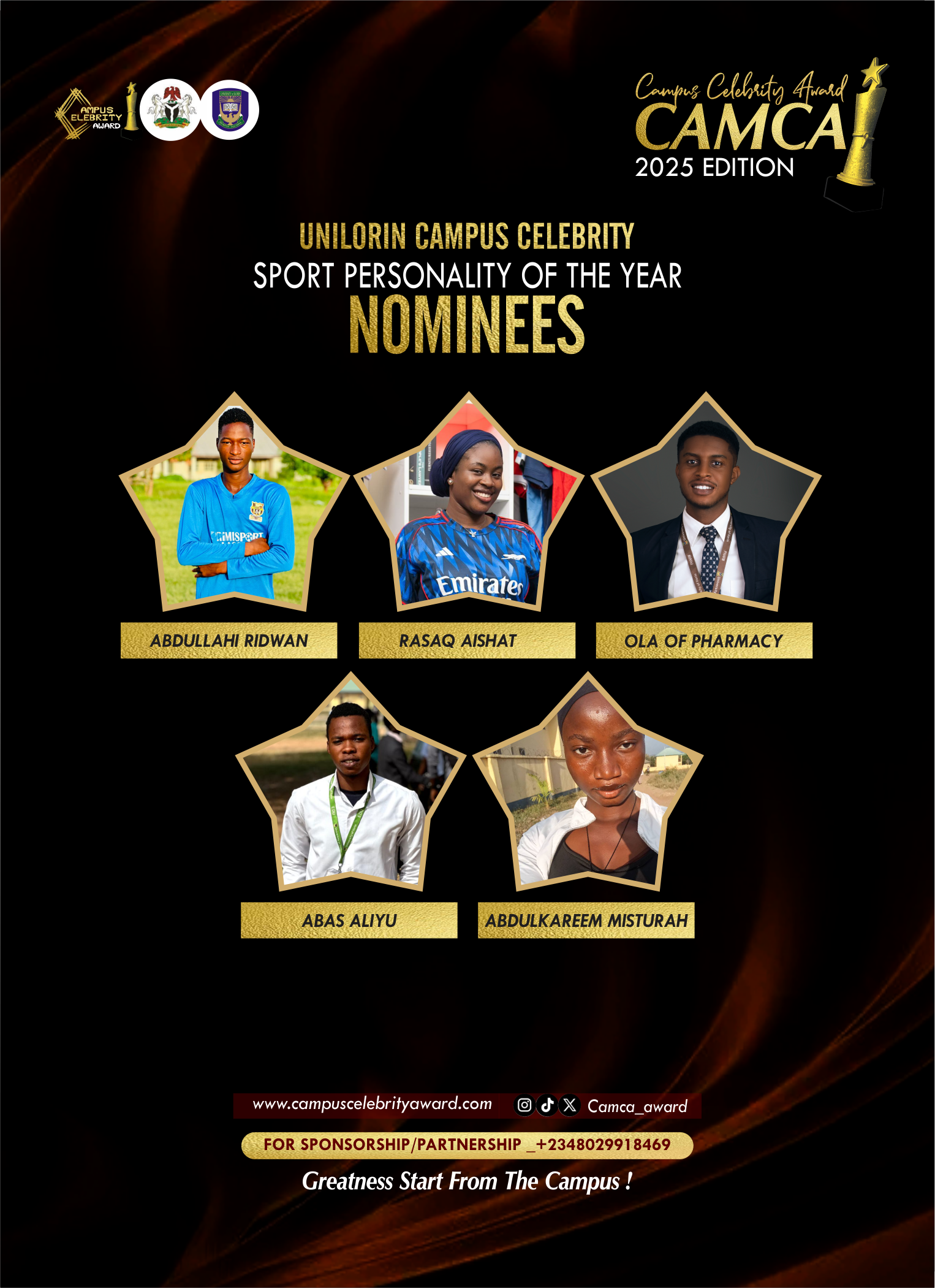 SPORT PERSONALITY - UNILORIN