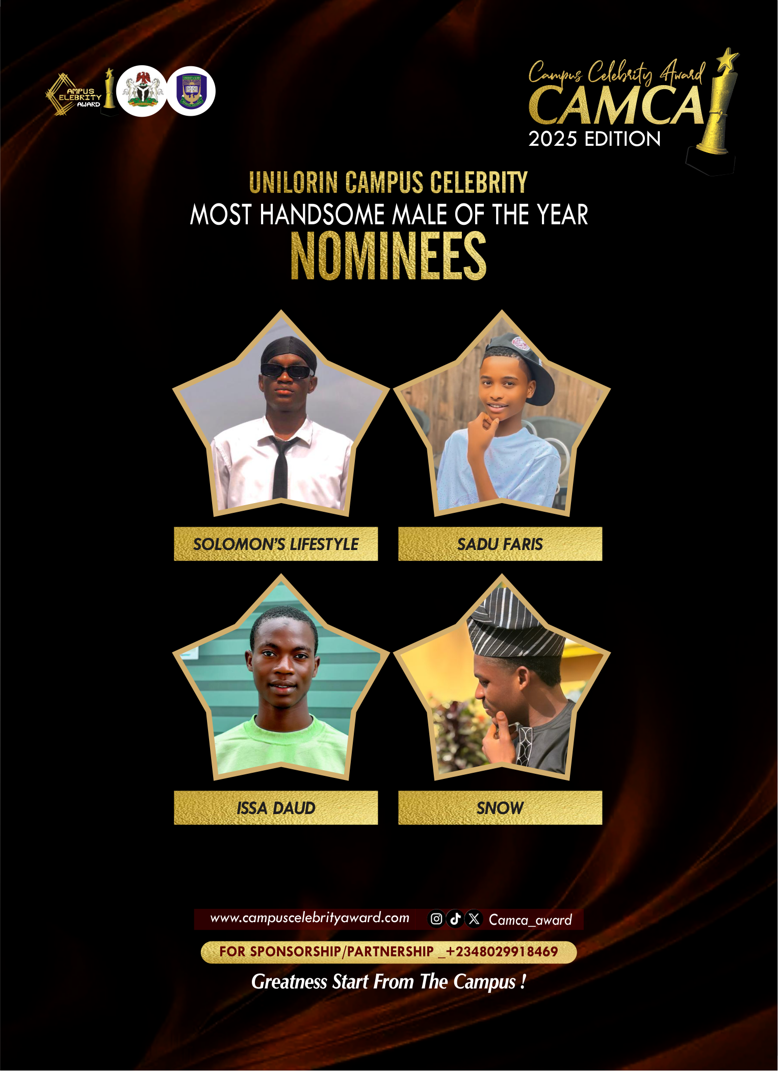 MOST HANDSOME MALE - UNILORIN